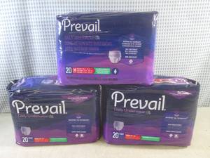 lot 36 image: (A-2) 3 - 20 Count Packs Prevail Da...