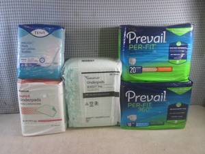 lot 40 image: (EC1) Assorted Underwear, Underpads...