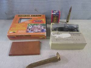 lot 50 image: (BS) Mexican Train Dominoes, Jacob...