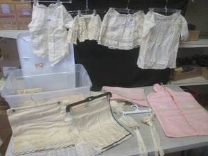 lot 88 image: (EW2) Vintage Baby Clothes and Blan...