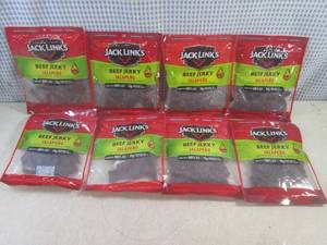 lot 119 image: (B-2) 8 Bags of Jack Links Jalapeno...