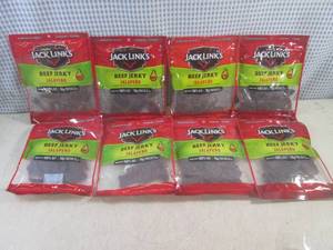 (B-2) 8 Bags of Jack Links Jalapeno...
