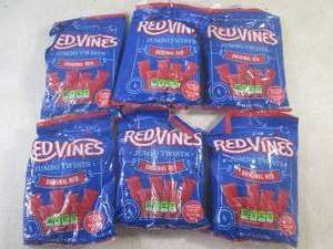 lot 163 image: (B-3) 6 Bags of Red Vines Original ...