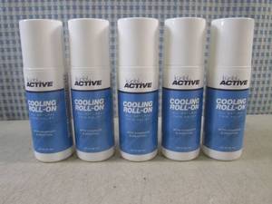 lot 190 image: (EC1) 5 Cooling Roll-On All Natural...