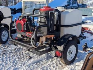lot 10 image: Northstar Trailer-Mounted Hot Water Commercial Pressure Washer 4000 Psi (Trailer sold Separately)