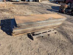 lot 43 image: 10 - 8 foot Banquet tables - wood tops - see pics