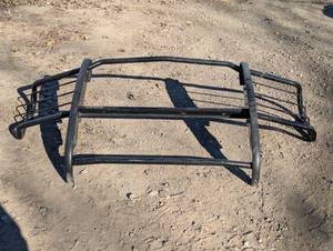 lot 45 image: Approximately 7 ft 44-in center with 24-in sides. Black horse truck grill