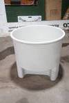 Fiberglass Soaking Tub. New. "Smoke" Color. Victorian Bathtubs. 30" diameter by 29" high