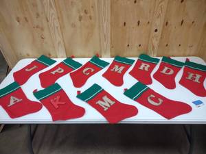 lot 117 image: Holiday Stockings