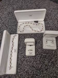 Freshwater Cultured Pears Sterling Silver, Necklace, Braclet, Ring, Earings