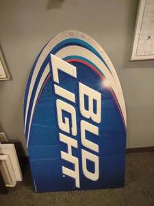 lot 61 image: Bud Light beer Sign