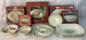 lot 38 image: Lenox Holiday Entertaining Bundle
