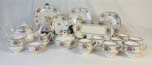 lot 9 image: Royal Albert Petit Point No 778676 English Tea Set