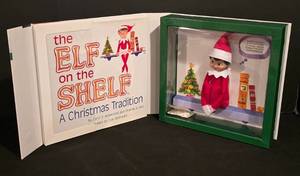 lot 203K image: LL-CL - Elf on the Shelf Figure with Hardcover Book Set