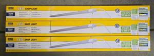 lot 269K image: G - Lot of 3 Smart Electrician 46 Inch 5500 Lumen LED Shop Lights