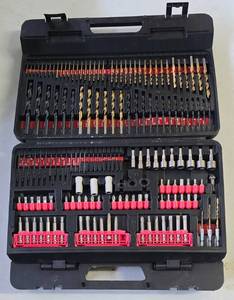 lot 275K image: G - Expandable Drill Bit and Driver Bit Set in Hard Case