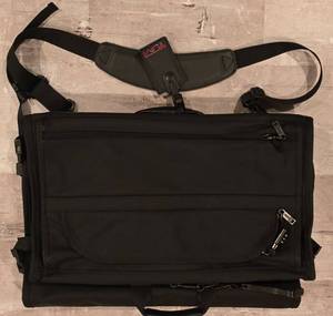 lot 291K image: LL-CL - Tumi Travel Garment Bag with Shoulder Strap and Hanger