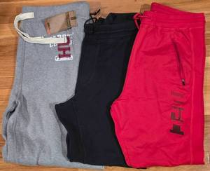 lot 563K image: BS - Lot of 3 Mens Size Large Athletic Sweatpants
