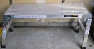 lot 570K image: G - Gorilla Ladders Aluminum Work Platform