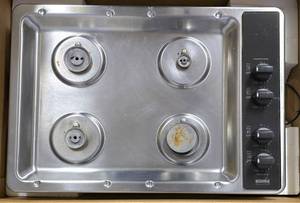 lot 642K image: G - Kenmore Built-In Cooktop with Electric and Gas Hookups