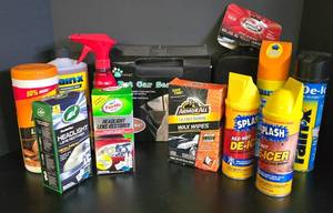 lot 647K image: G - Collection of Car Care and Maintenance Products with Pet Seat Cover