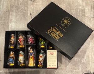 lot 3R image: FR - Christopher Radko Walt Disney Snow White and the Seven Dwarfs Ornament Set