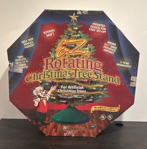 lot 21R image: FR - E.Z. Rotating Christmas Tree Stand
