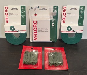 lot 37R image: S - New Velcro Garland Ties, IndoorOutdoor Multi Clips and Ornament Hooks