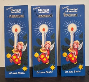lot 38R image: S - Set of 3 Qualitats-Stanniol Lametta Tinsel Packs