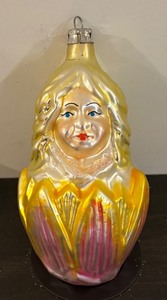 lot 117R image: FR - Christopher Radko Tulip Fairy Glass Ornament