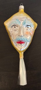 lot 152R image: S - Vintage Christopher Radko Einstein Kite Glass Ornament