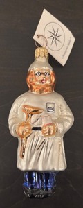 lot 191R image: FR - Christopher Radko Dentist Glass Ornament