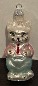 lot 192R image: FR - Christopher Radko Shy Kitten Ornament