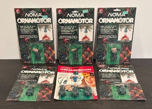 lot 231R image: S - Lot of 6 New Noma Ornamotor Christmas Ornament Rotators
