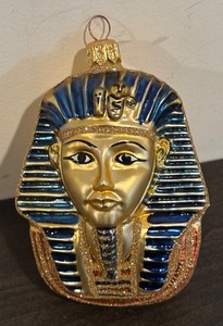lot 234R image: TR - Kurt Adler King Tut Glass Ornament