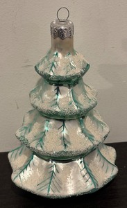 lot 239R image: TR - Winter Tree-Green -Trees & Pinecones by Christopher Radko