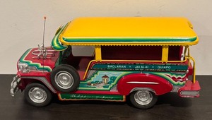 lot 254R image: S - Philippine Jeepney Metal Model Truck