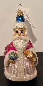 lot 259R image: TR - Christopher Radko Incantation Wizard Santa Ornament