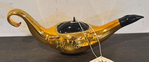 lot 309R image: TR - Christopher Radko Aladdin Magic Lamp Ornament