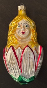 lot 314R image: TR - Christopher Radko Tulip Fairy Glass Ornament