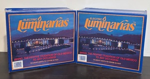 lot 315R image: TR - Set of 2 New Electric Luminarias Kits for Holiday Outdoor Lighting