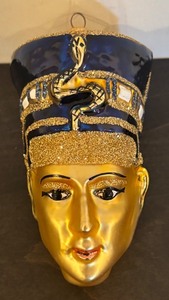 lot 371R image: TR - Kurt Adler Polonaise Queen Nefertiti Glass Ornament