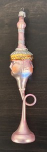 lot 372R image: TR - Christopher Radko Double Faced Trumpet Man Ornament