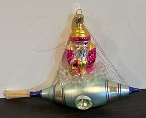 lot 383R image: TR - Santa on Space Ornament by Christopher Radko