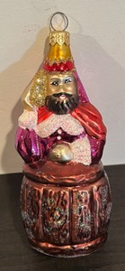 lot 394R image: TR - Christopher Radko Prince of Thieves Glass Ornament