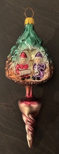 lot 449R image: FR - Christopher Radko Elf Musicians Glass Ornament