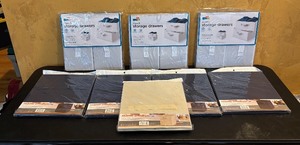 lot 543R image: LR - Assorted Fabric Storage Drawers and Bins Collection