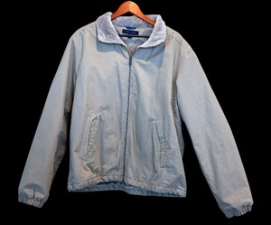 lot 559R image: MBC - Tommy Hilfiger Size Large Light Gray Zip-Up Jacket