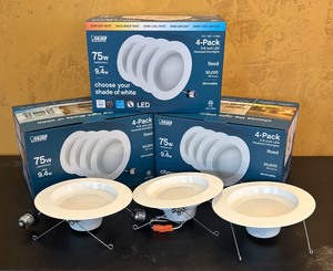 lot 585R image: MB - Lot of Feit Electric 5-6 Inch LED Recessed Downlights