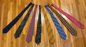lot 726R image: MBC - Collection of Designer Neck Ties - Ermenegildo Zegna, Jim Thompson, Croft & Barrow, Gunston Hall & More